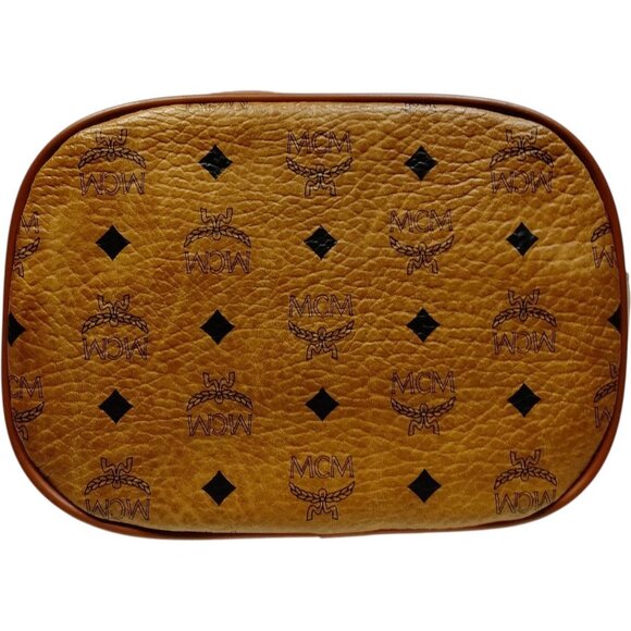 (L3) MCM Shoulder Bag Brown PVC - Picture 4 of 9